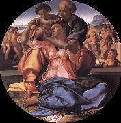 Michelangelo Buonarroti, The Holy Family with the Young St.John the Baptist